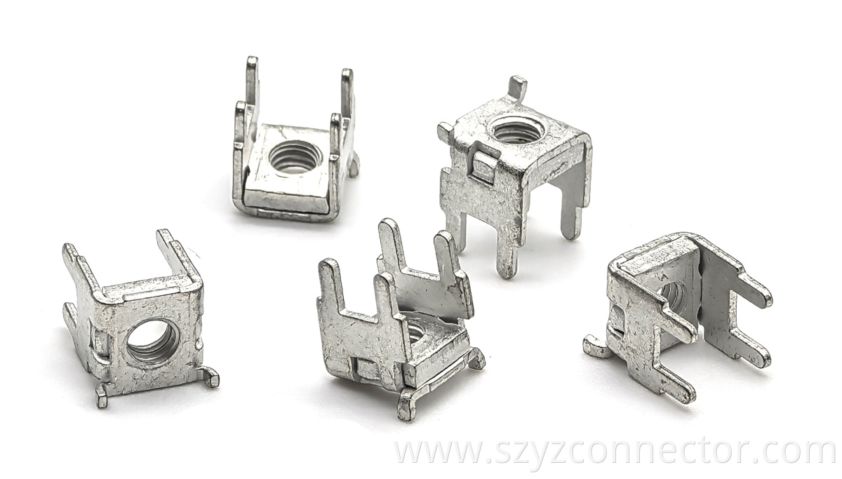 TAT440808-00 Riveted Washer Anti-wire Twist Pin: 8*8*11.2-M4 Matte Tin 48-hour Salt Spray Resistance